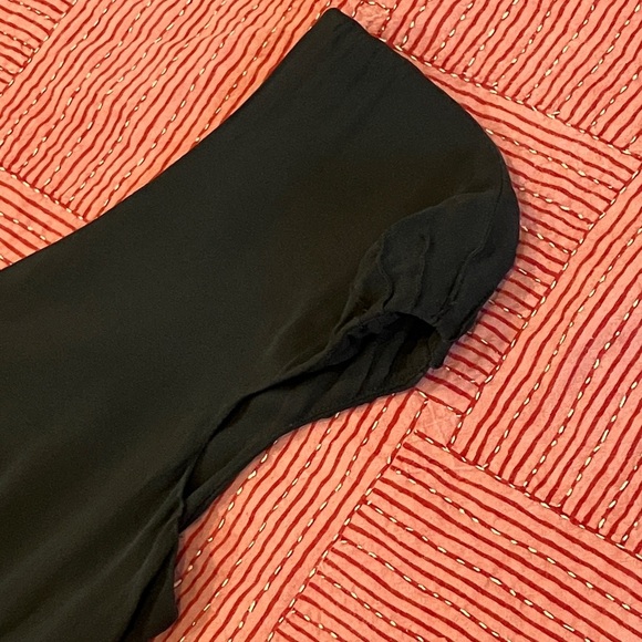 Fornarina women’s large silk Black V-Neck Dress - Picture 3 of 16